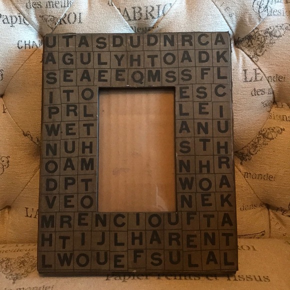Alphabet Picture Frame for 4x5 picture - Picture 1 of 2